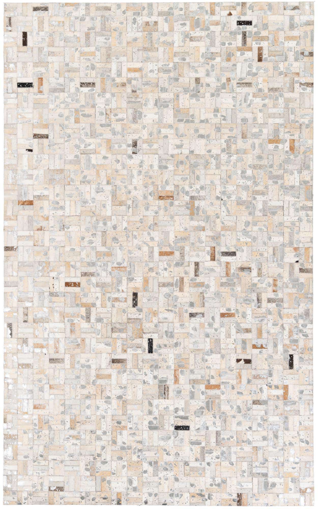 4' 11 x 8' 1 Cowhide Stocks Rug