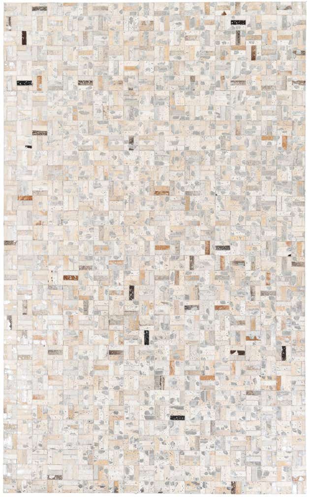 4' 11 x 8' 1 Cowhide Stocks Rug