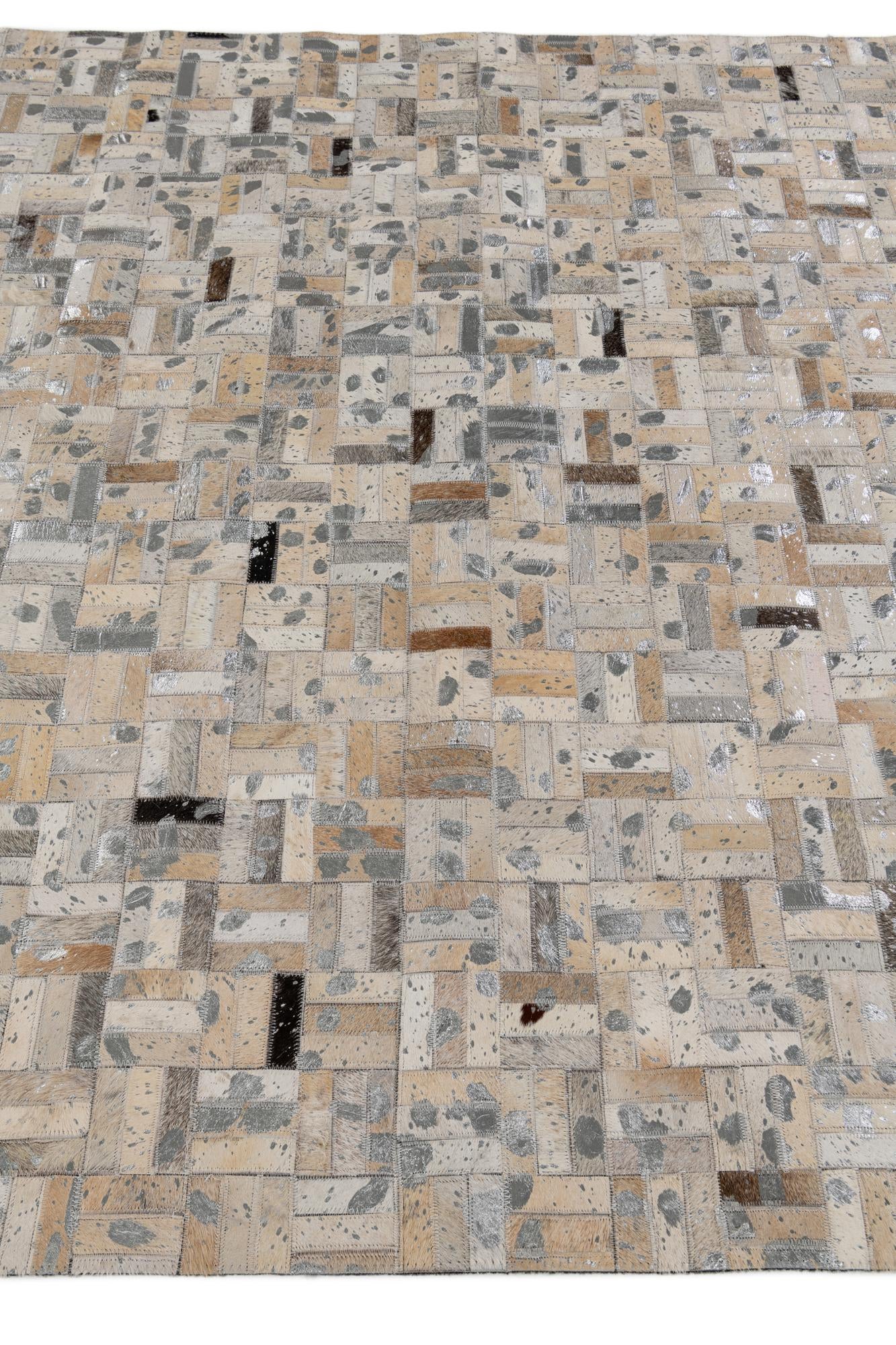 5' x 8' 1 Cowhide Stocks Rug