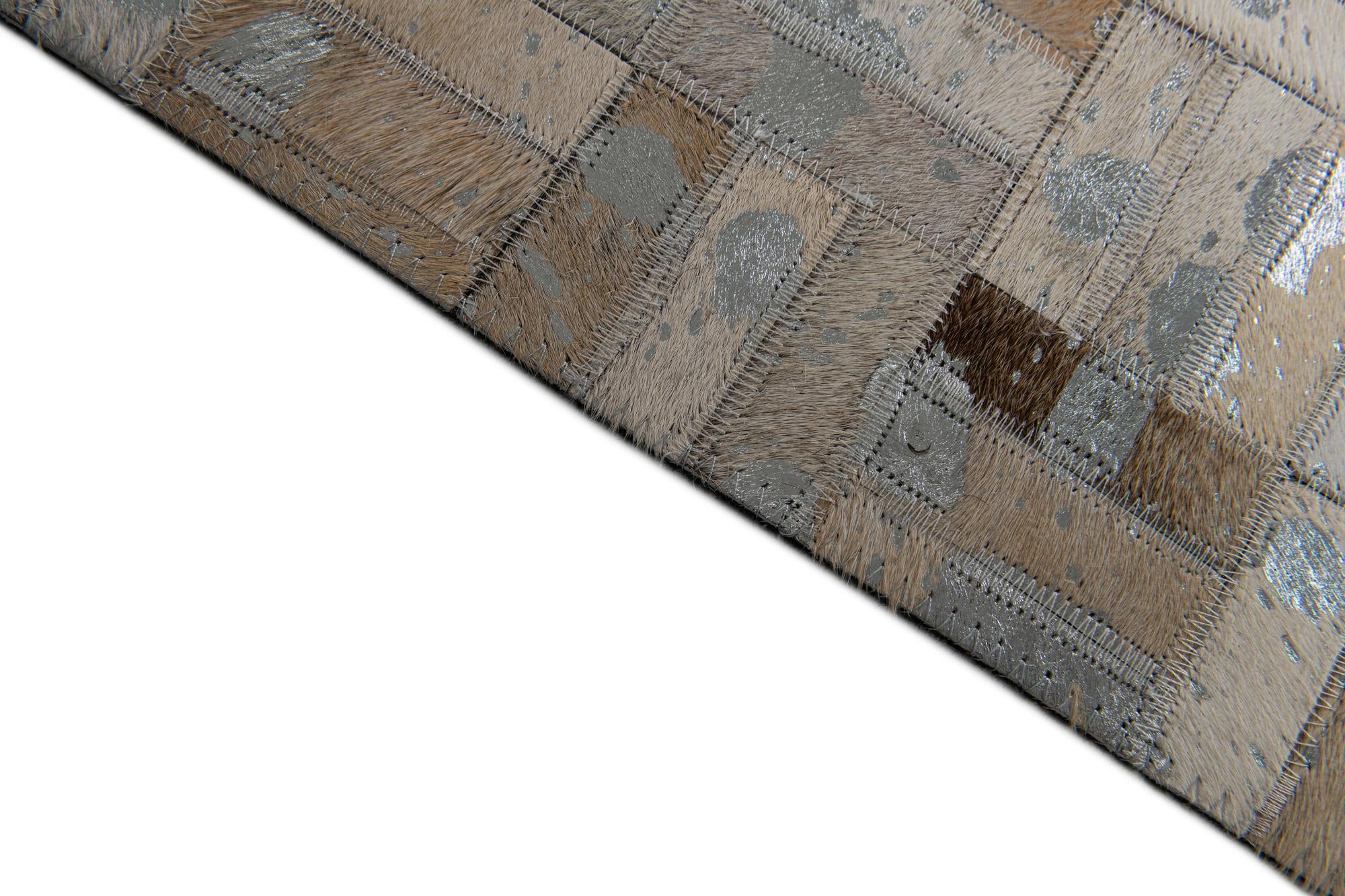 5' x 8' 1 Cowhide Stocks Rug