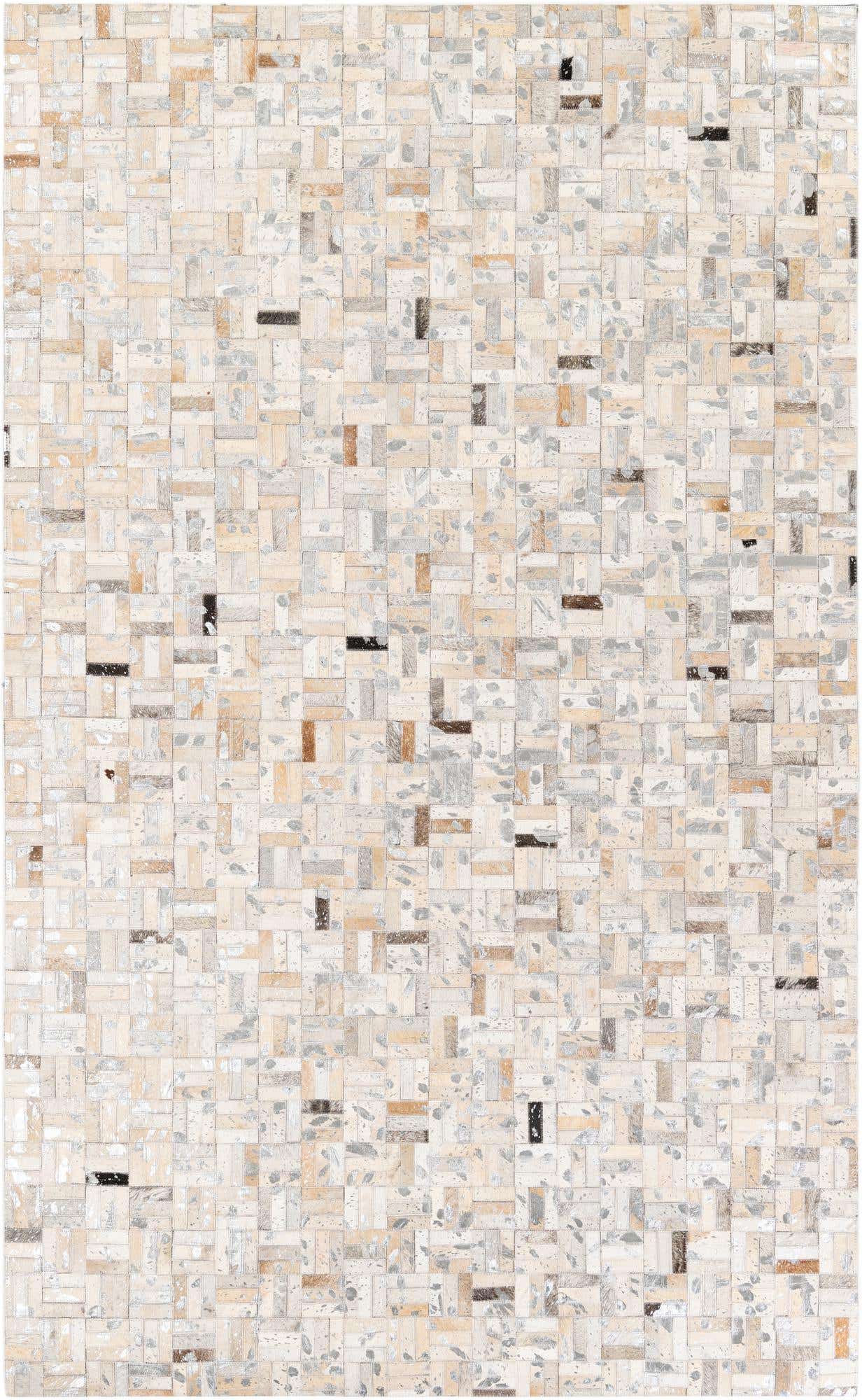 5' x 8' 1 Cowhide Stocks Rug
