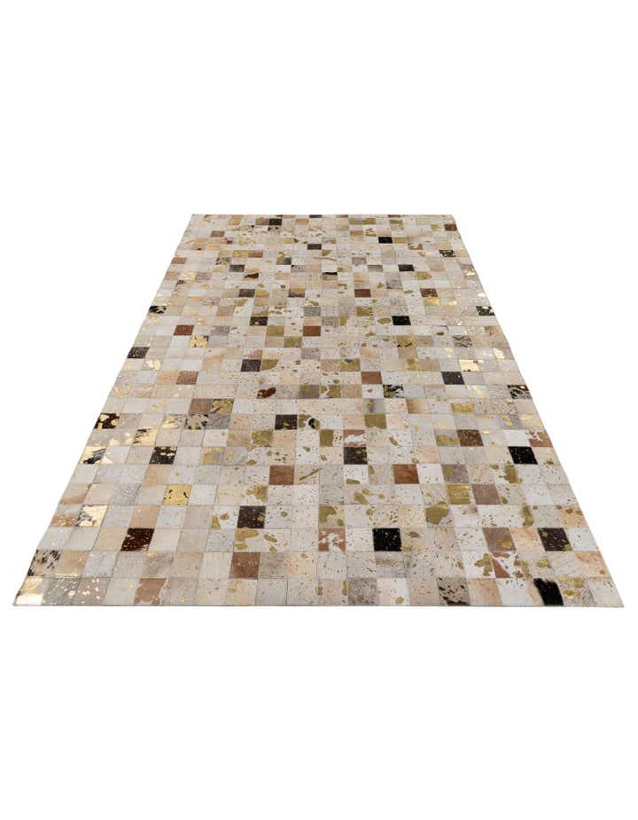 5' 1 x 7' 10 Cowhide Stocks Rug