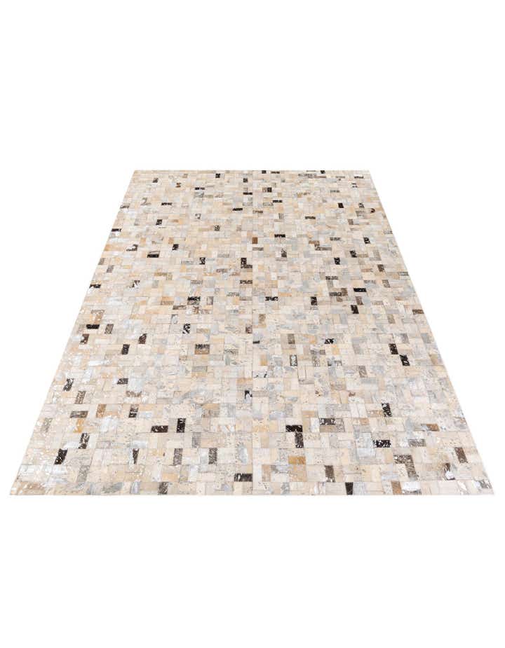 5' 3 x 7' 6 Cowhide Stocks Rug