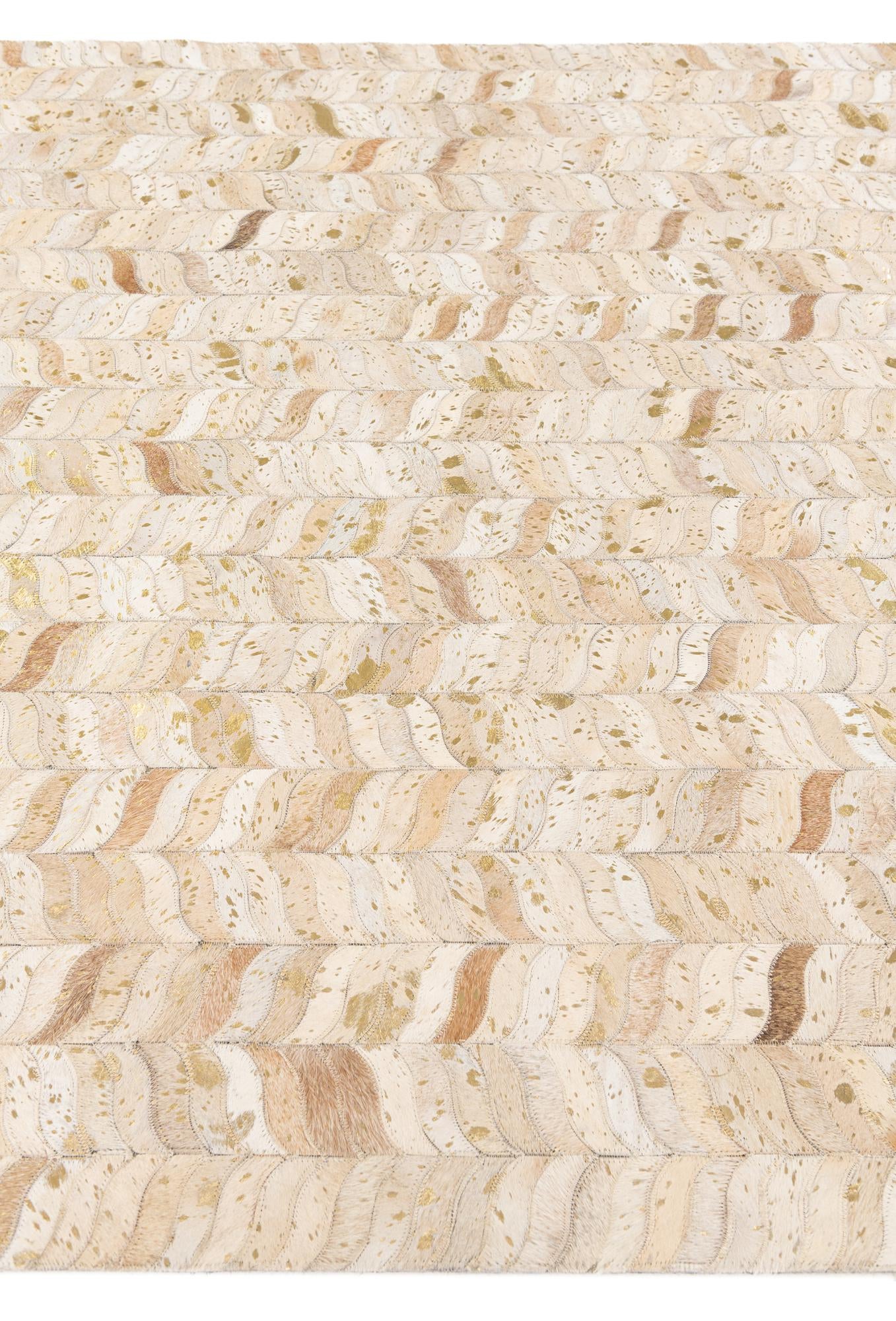 5' x 8' Cowhide Stocks Rug
