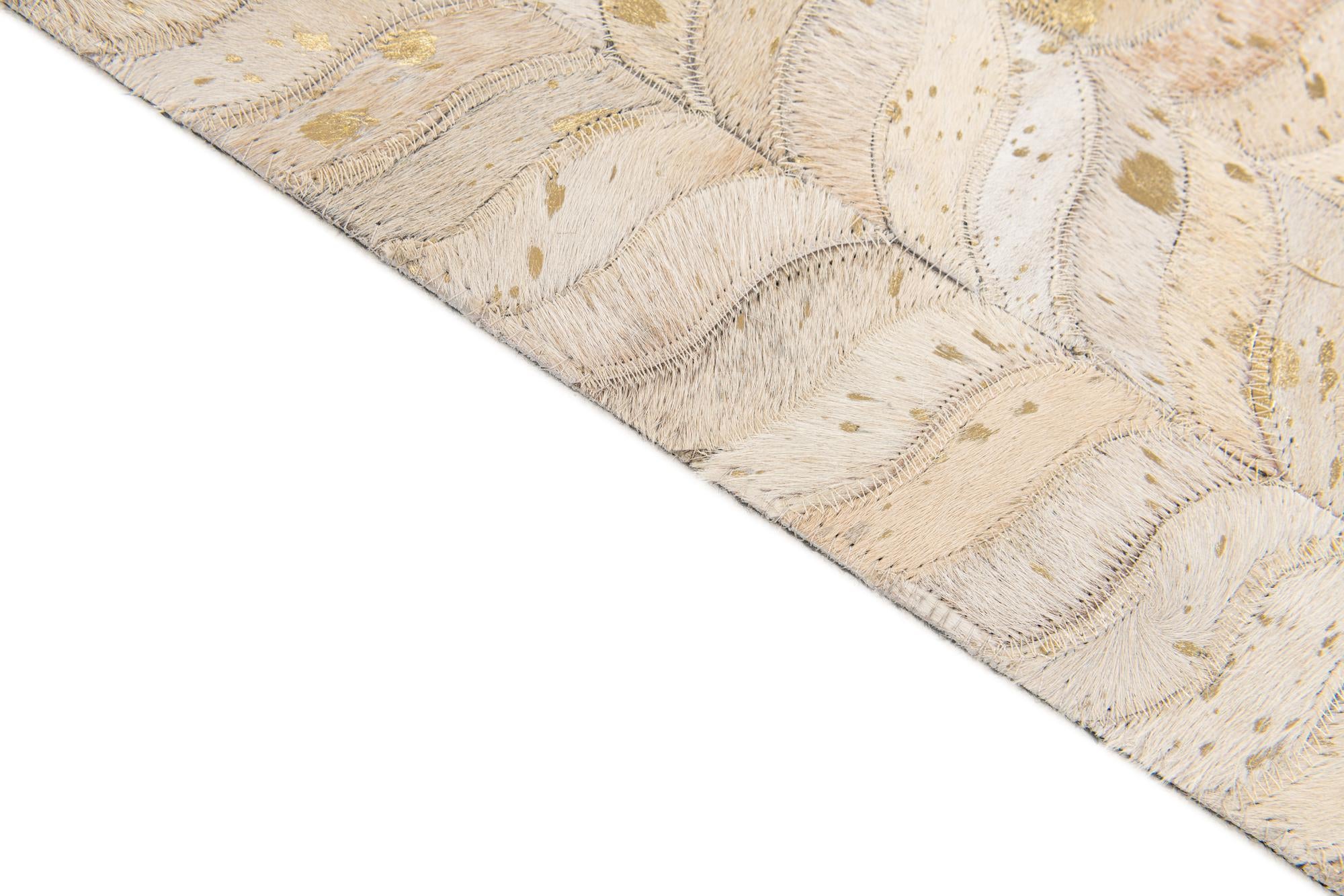 5' x 8' Cowhide Stocks Rug
