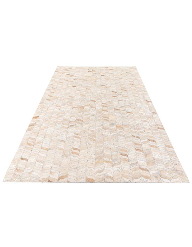 Detail image of 5' x 8' Cowhide Stocks Rug