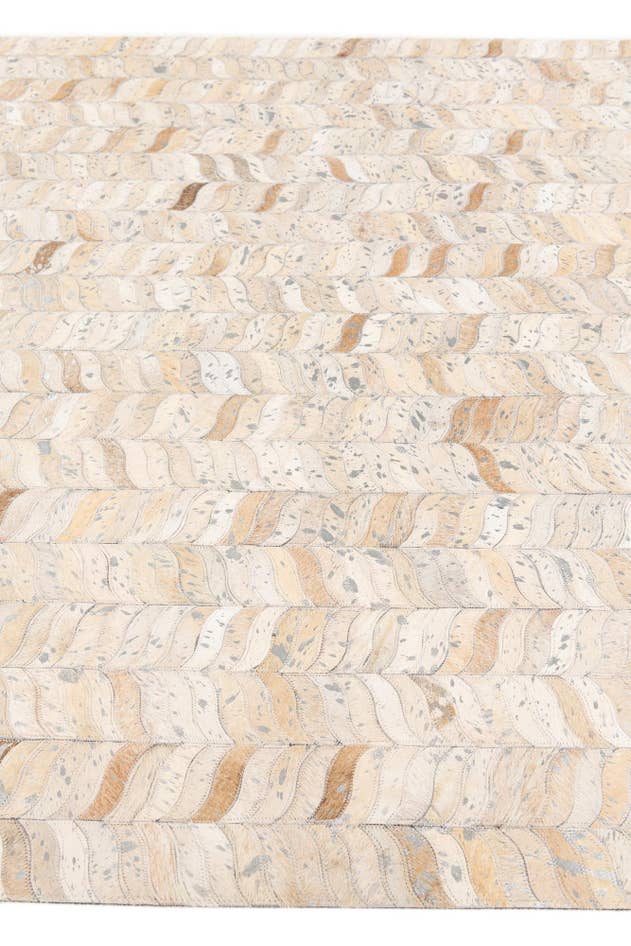 Detail image of 5' x 8' Cowhide Stocks Rug