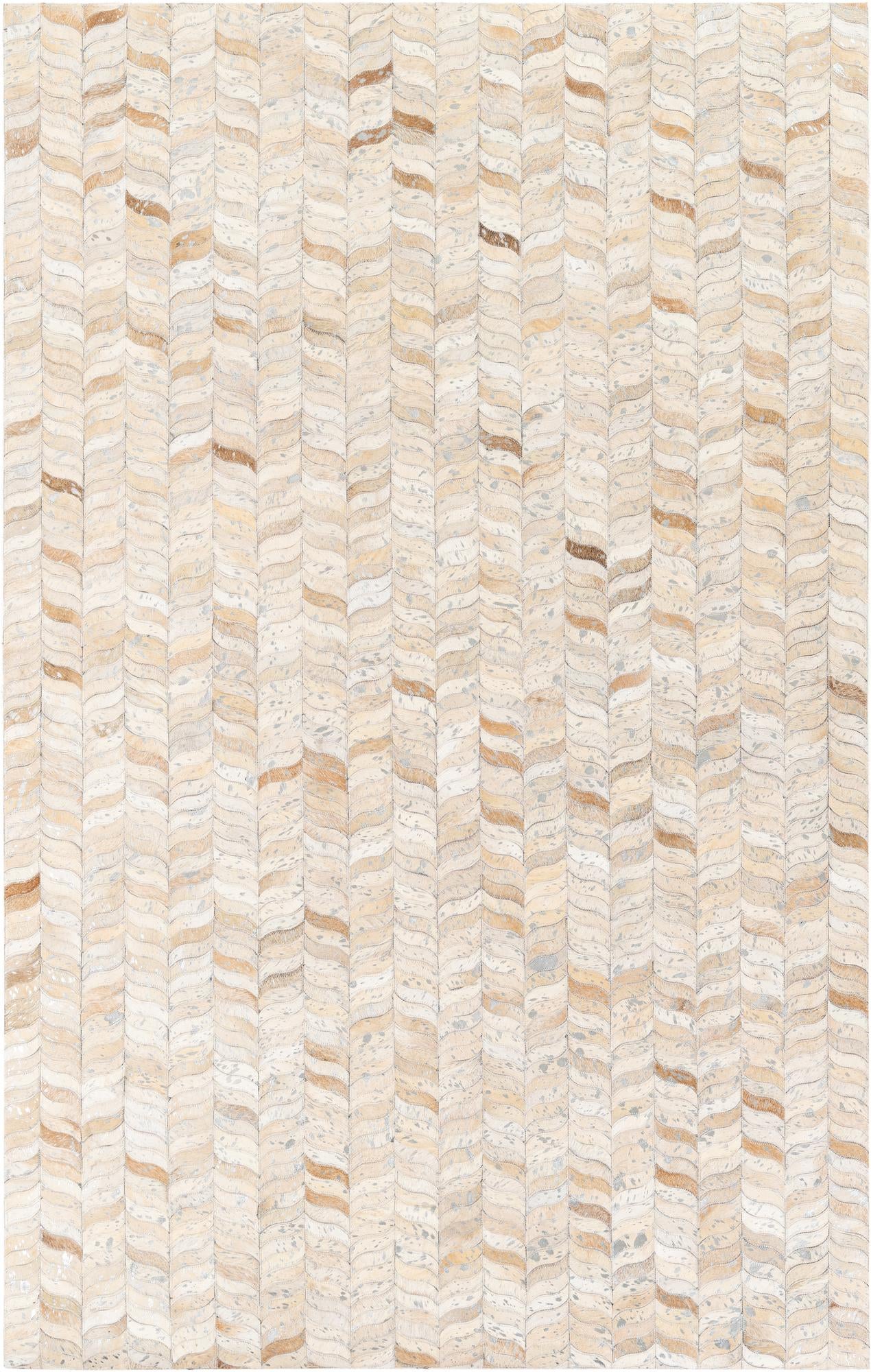5' x 8' Cowhide Stocks Rug
