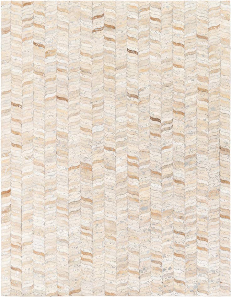 Detail image of 5' x 8' Cowhide Stocks Rug