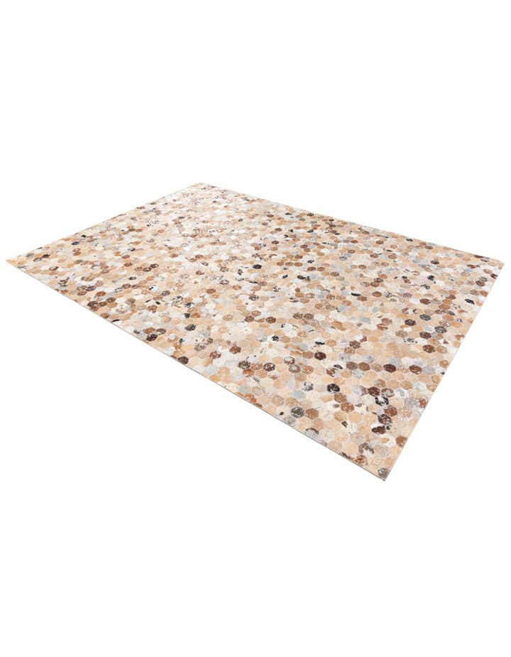 5' 4 x 7' 8 Cowhide Stocks Rug