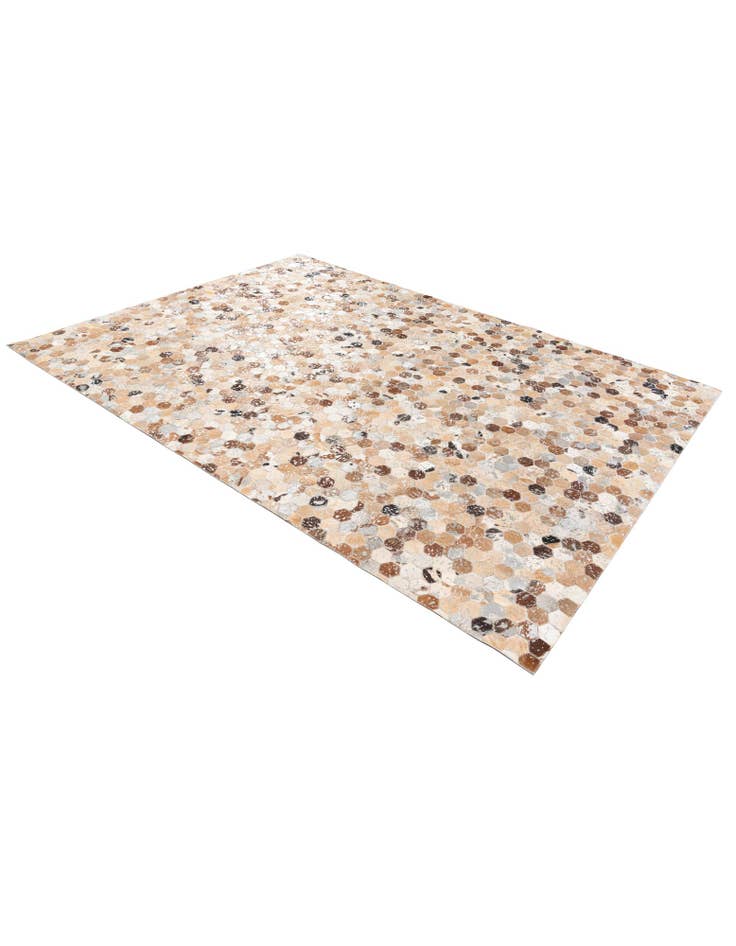 Detail image of 5' 5 x 7' 6 Cowhide Stocks Rug