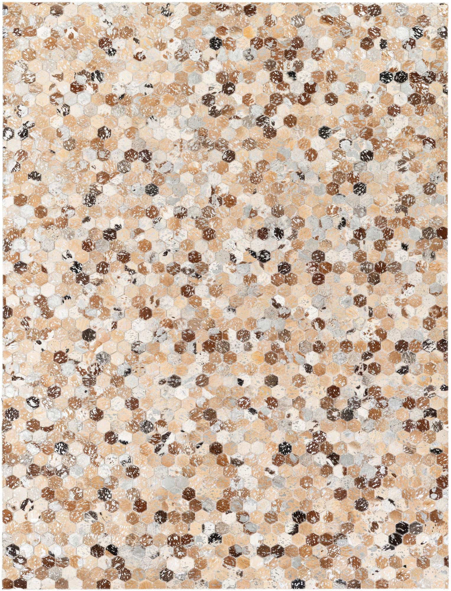 5' 5 x 7' 6 Cowhide Stocks Rug