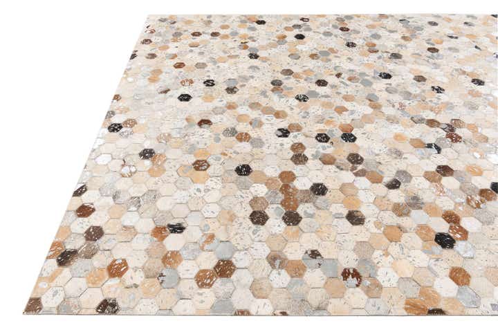 5' 2 x 7' 5 Cowhide Stocks Rug