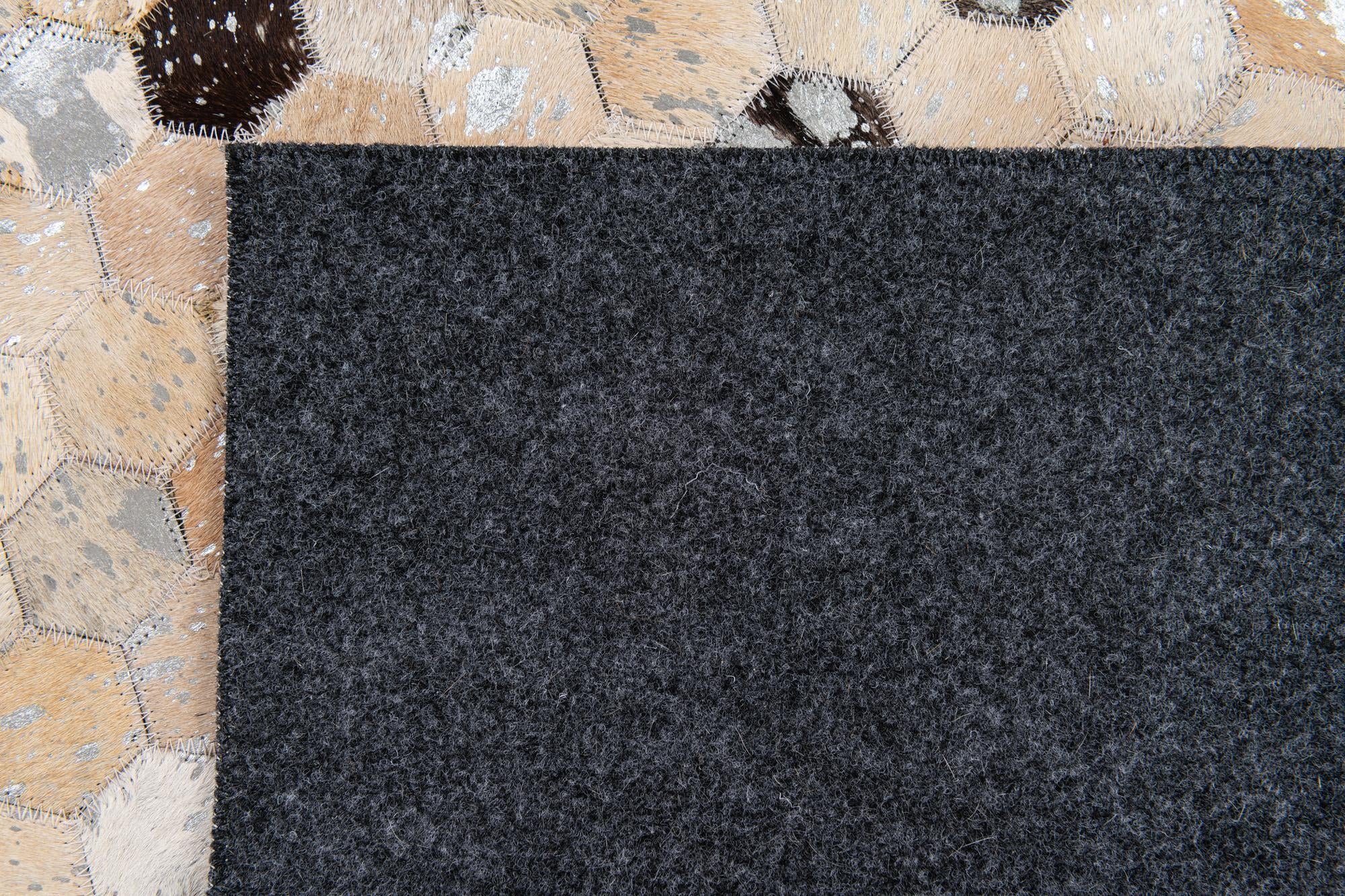 5' 2 x 7' 5 Cowhide Stocks Rug
