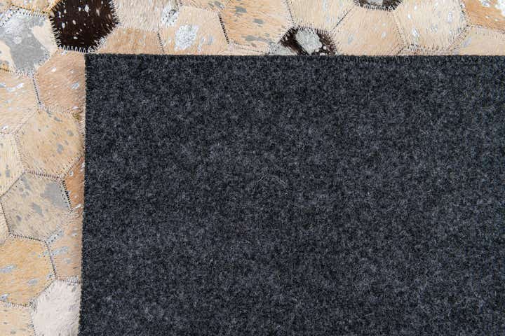 5' 2 x 7' 5 Cowhide Stocks Rug
