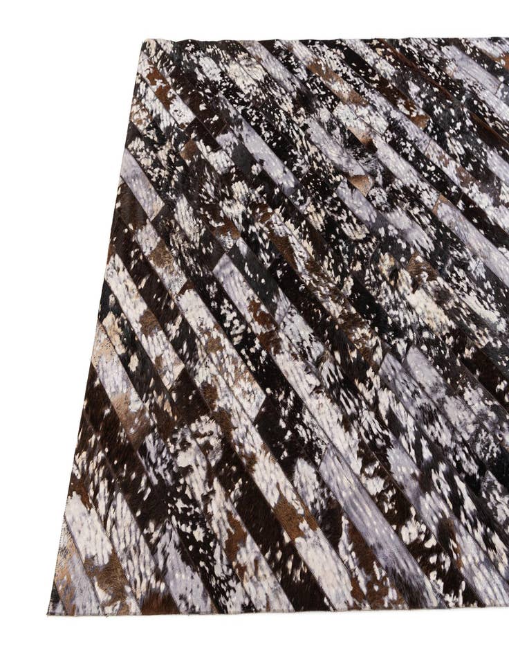 Detail image of 5' 1 x 8' Cowhide Stocks Rug