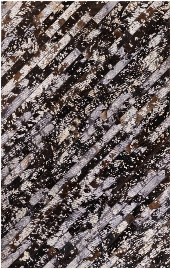 Detail image of 5' 1 x 8' Cowhide Stocks Rug
