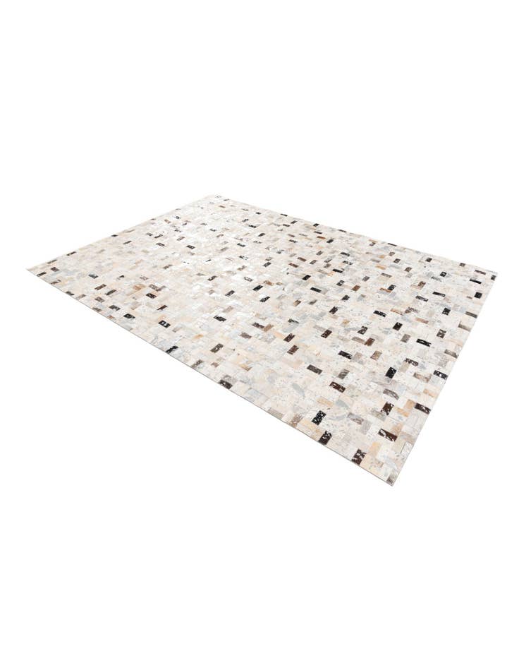 Detail image of 5' 4 x 7' 6 Cowhide Stocks Rug