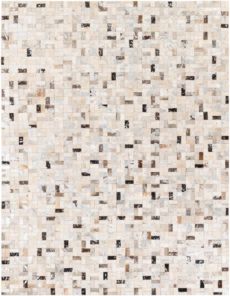 Detail image of 5' 4 x 7' 6 Cowhide Stocks Rug