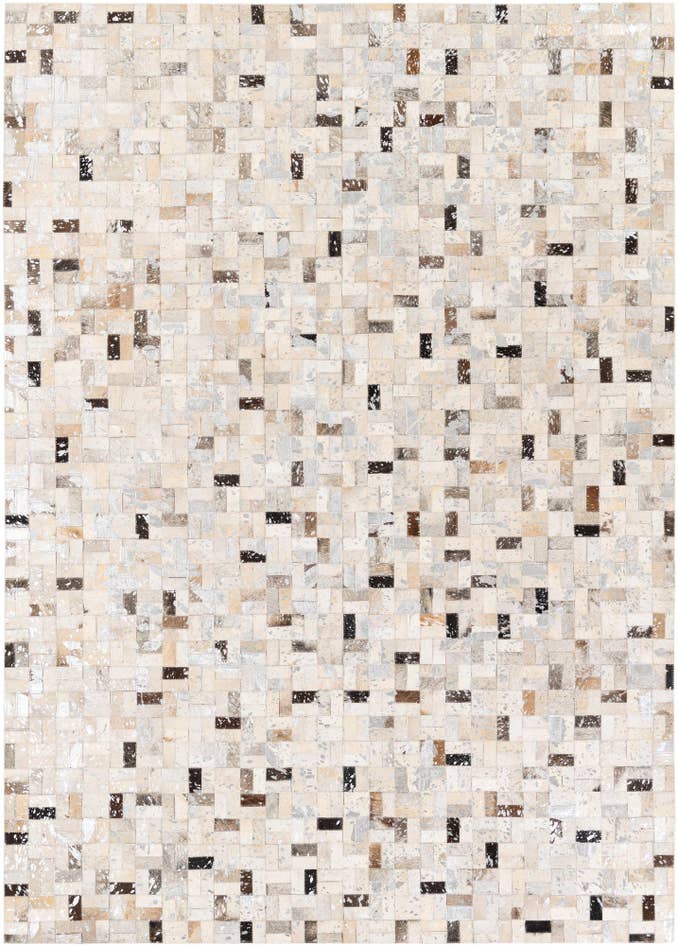 Detail image of 5' 4 x 7' 6 Cowhide Stocks Rug