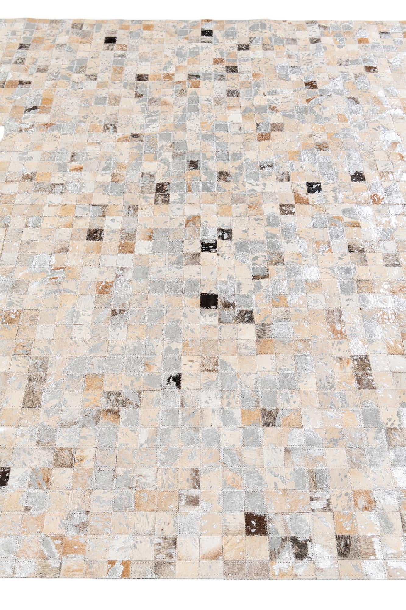 5' 5 x 7' 8 Cowhide Stocks Rug