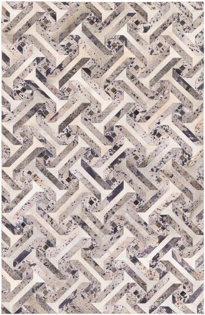 5' 2 x 8' 1 Cowhide Stocks Rug