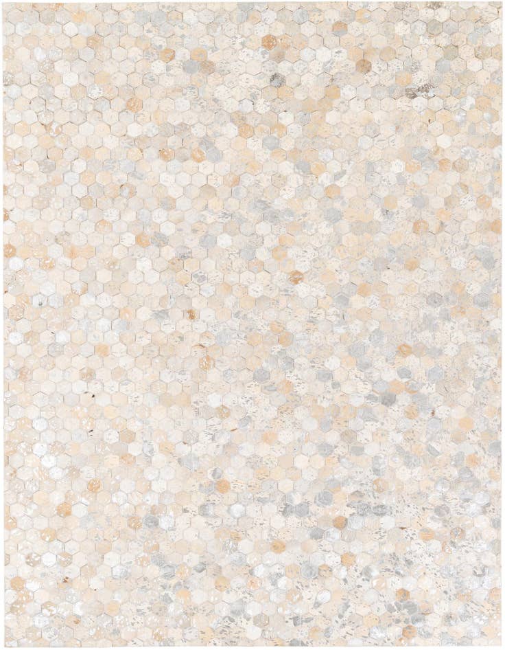 Detail image of 5' 3 x 7' 6 Cowhide Stocks Rug