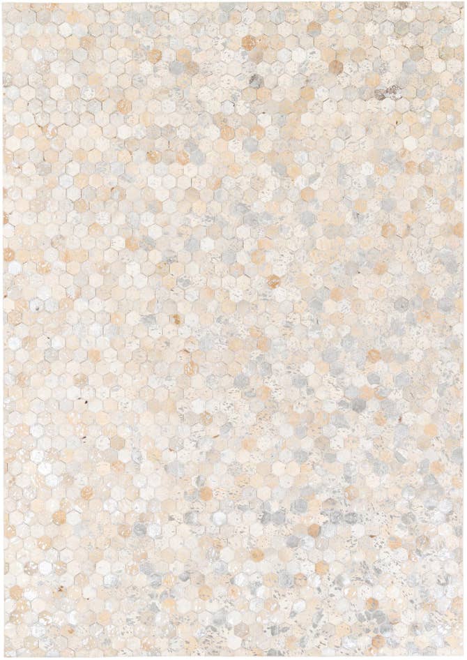 Detail image of 5' 3 x 7' 6 Cowhide Stocks Rug