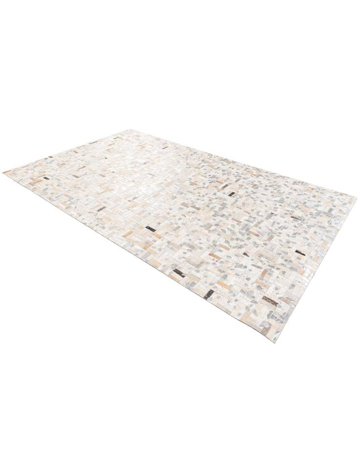 Detail image of 4' 11 x 8' 1 Cowhide Stocks Rug
