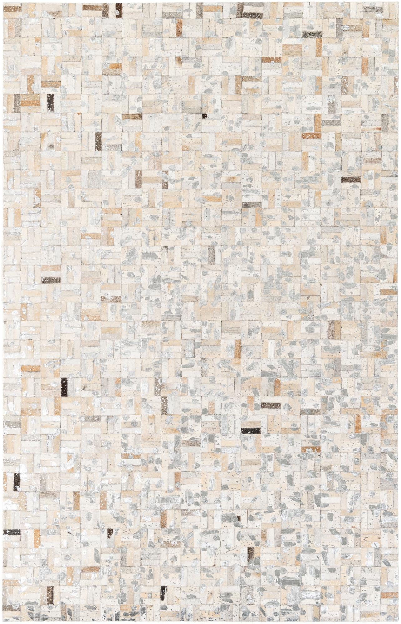 4' 11 x 8' 1 Cowhide Stocks Rug