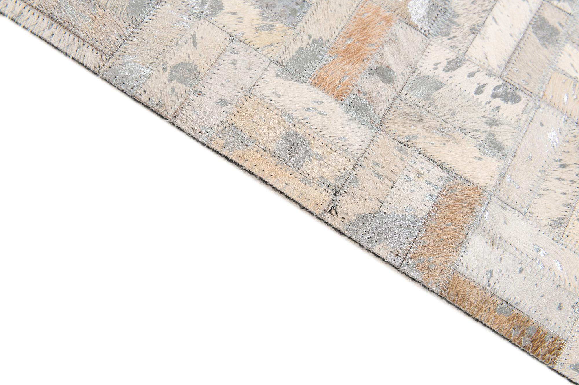 4' 11 x 8' 1 Cowhide Stocks Rug