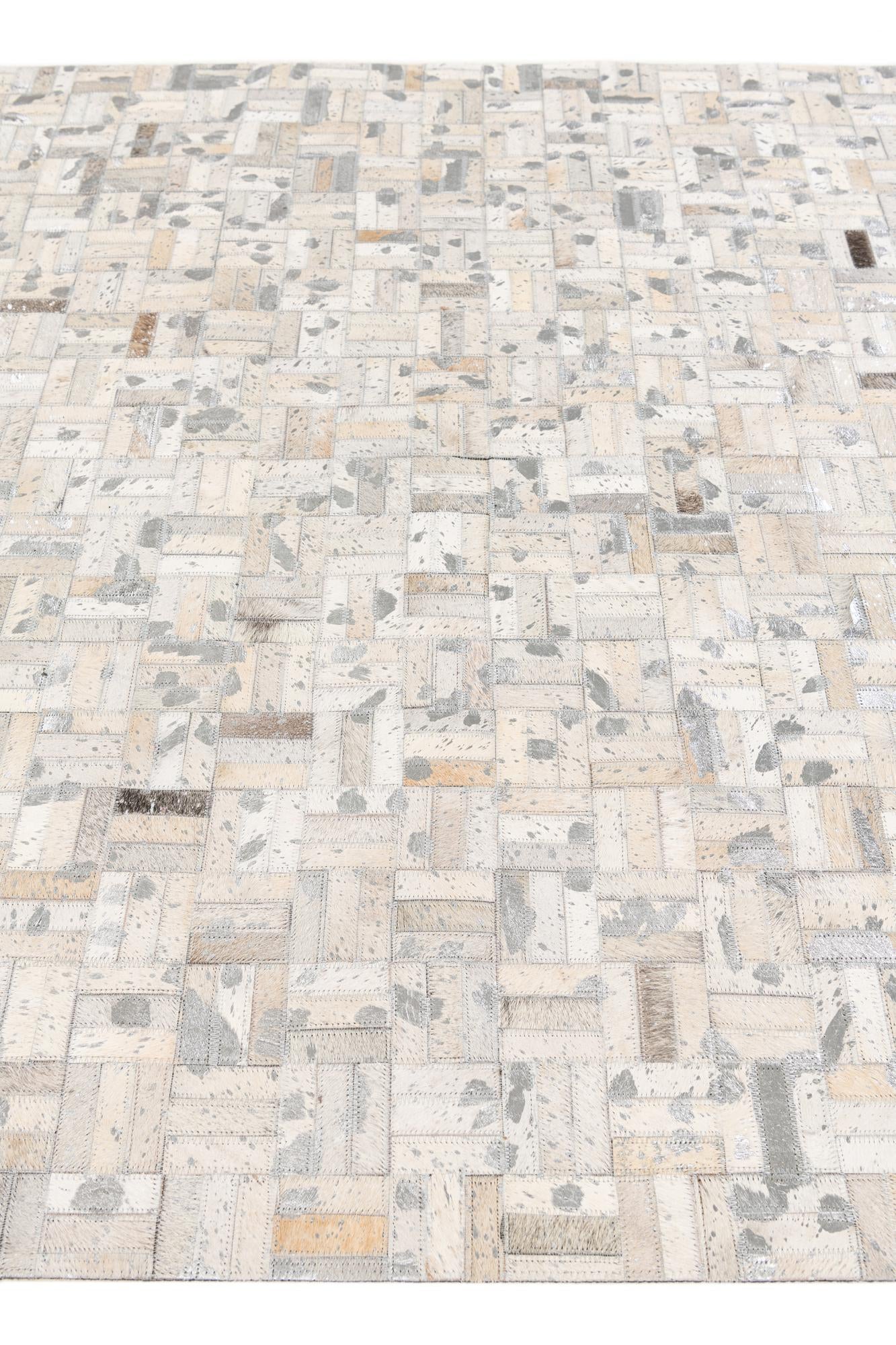 4' 11 x 8' 1 Cowhide Stocks Rug