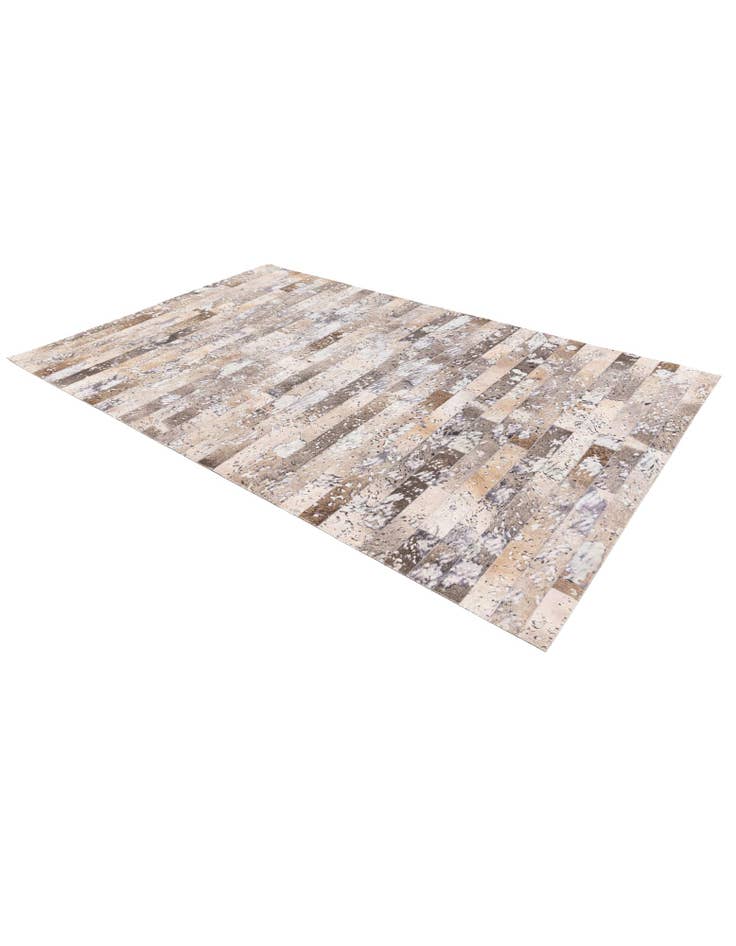 Detail image of 5' 1 x 8' Cowhide Stocks Rug