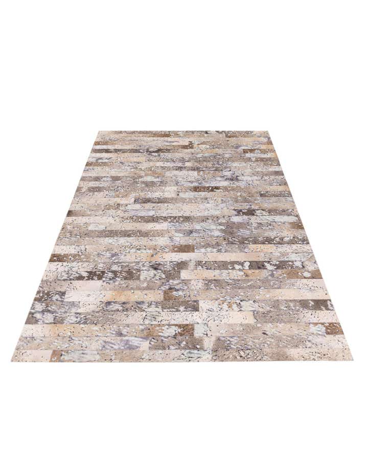 5' 1 x 8' Cowhide Stocks Rug