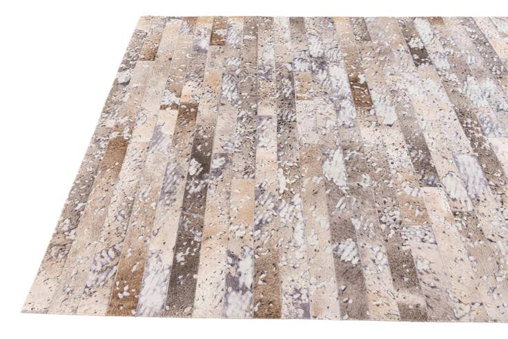 Detail image of 5' 1 x 8' Cowhide Stocks Rug