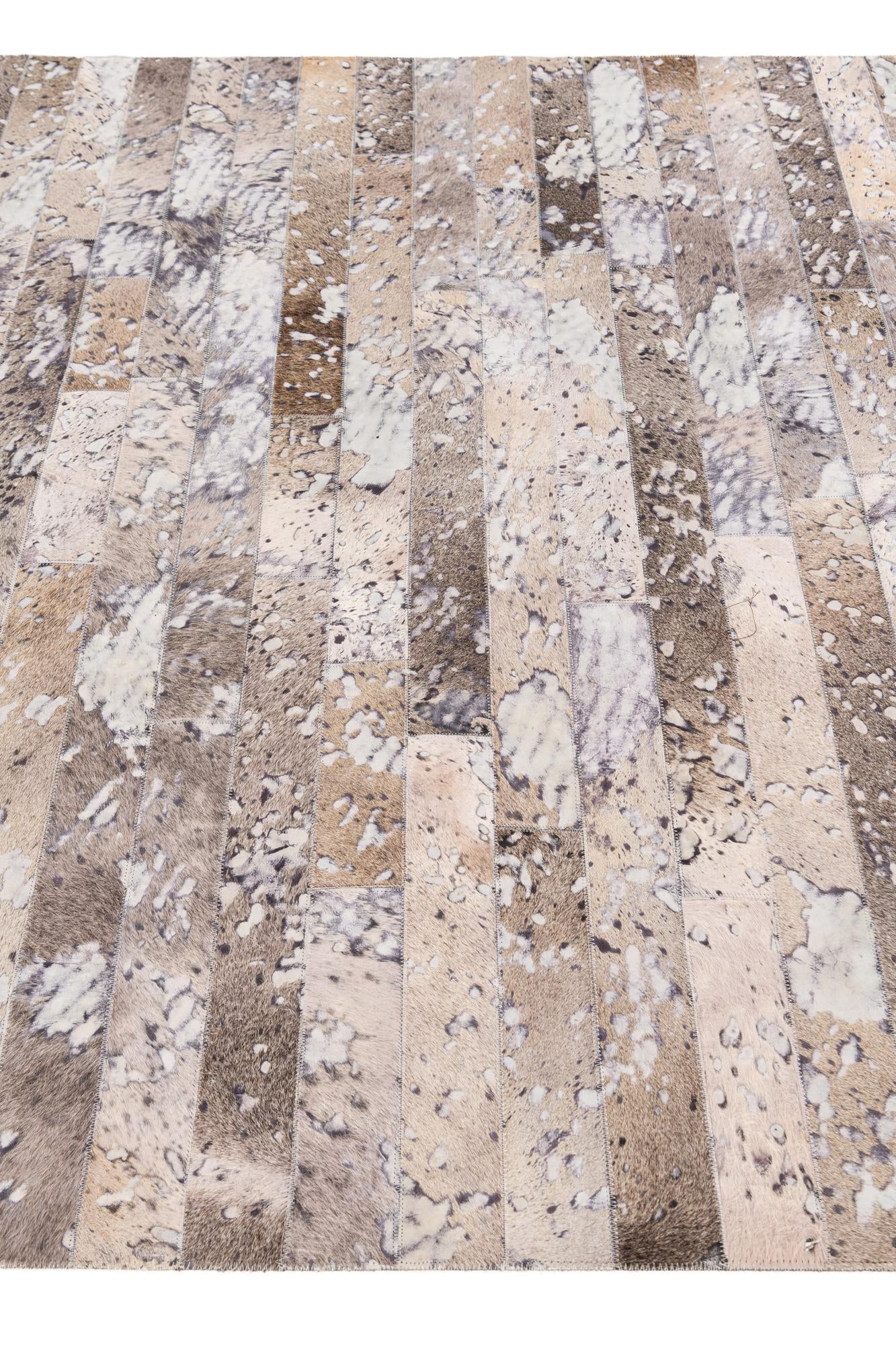 5' 1 x 8' Cowhide Stocks Rug