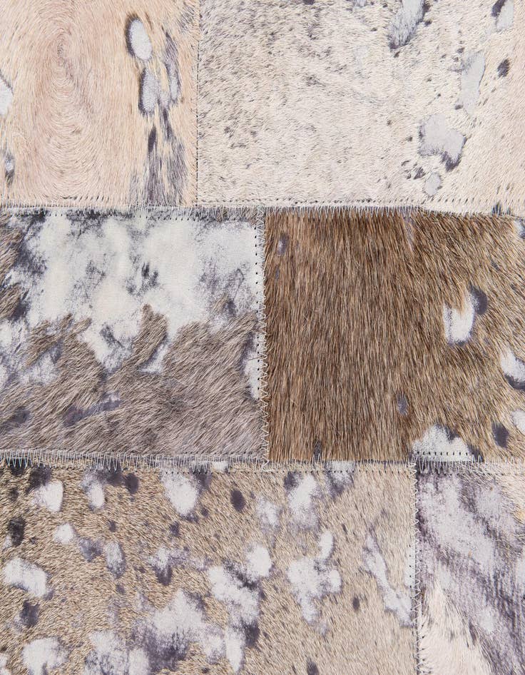 Detail image of 5' 1 x 8' Cowhide Stocks Rug