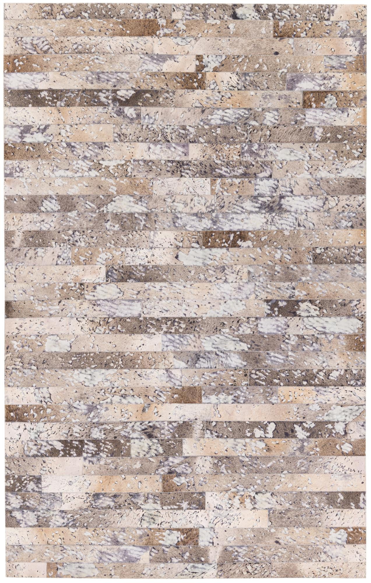 5' 1 x 8' Cowhide Stocks Rug