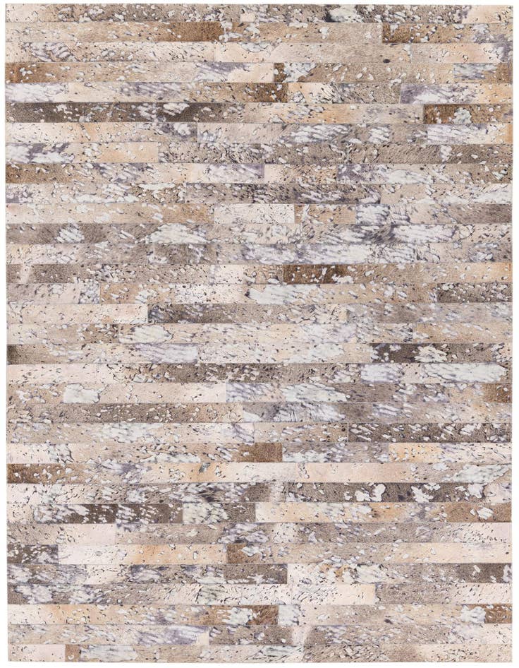 Detail image of 5' 1 x 8' Cowhide Stocks Rug