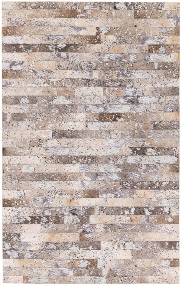 Detail image of 5' 1 x 8' Cowhide Stocks Rug