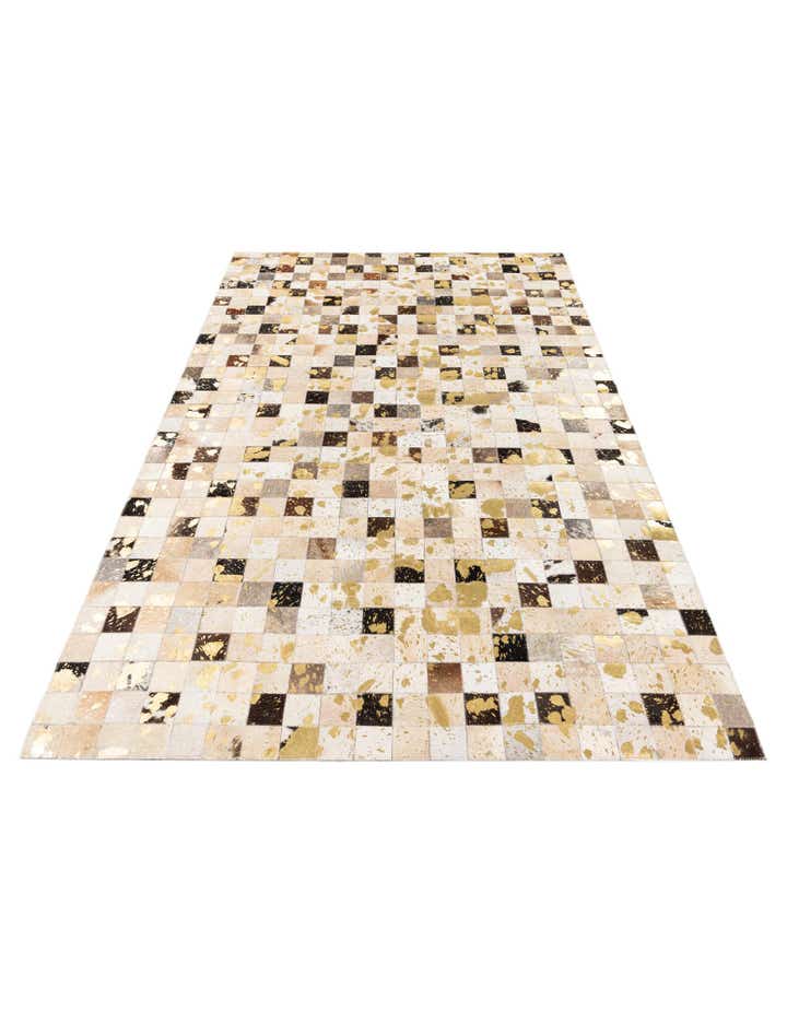 5' x 7' 11 Cowhide Stocks Rug