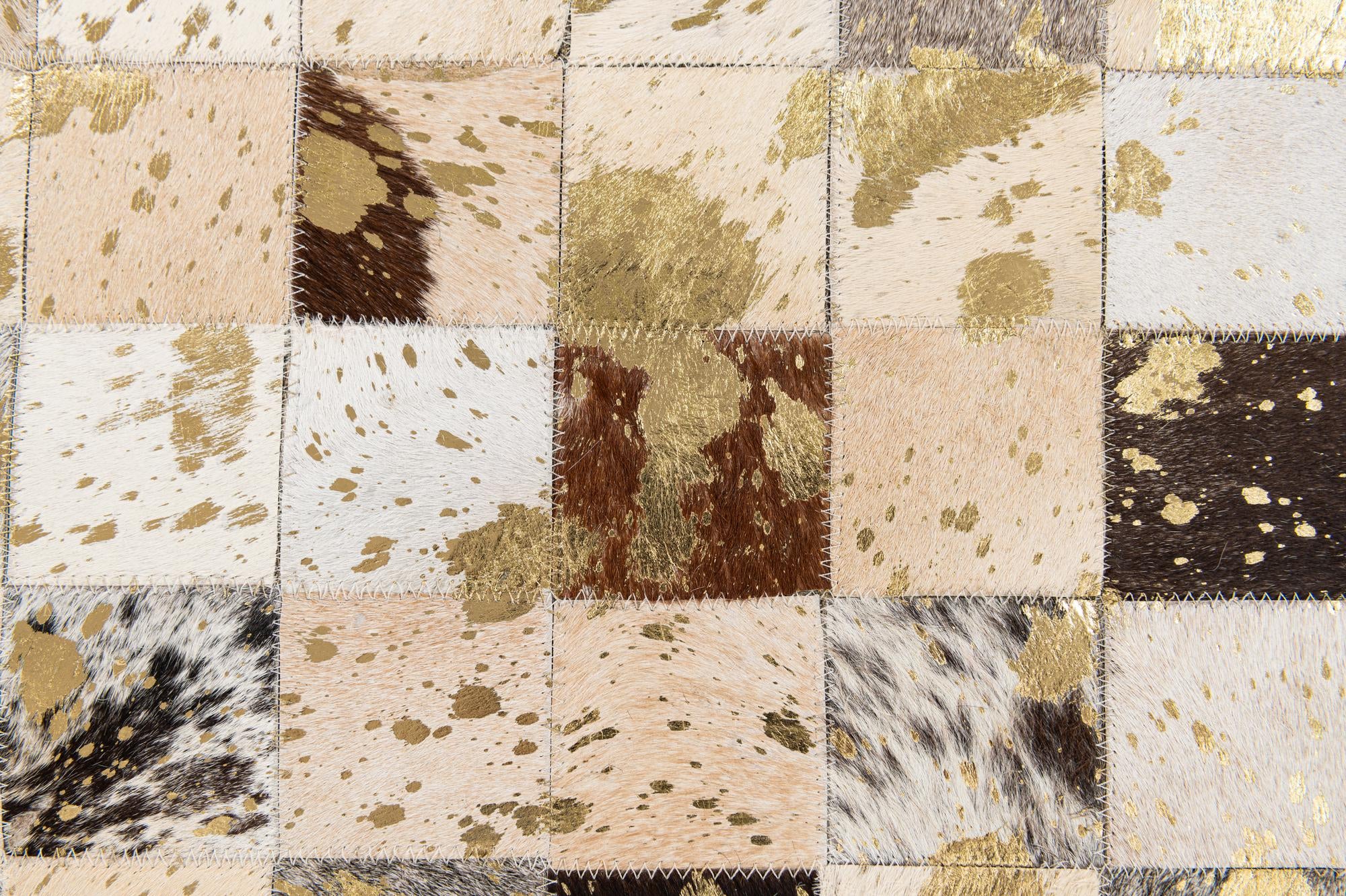 5' x 7' 11 Cowhide Stocks Rug