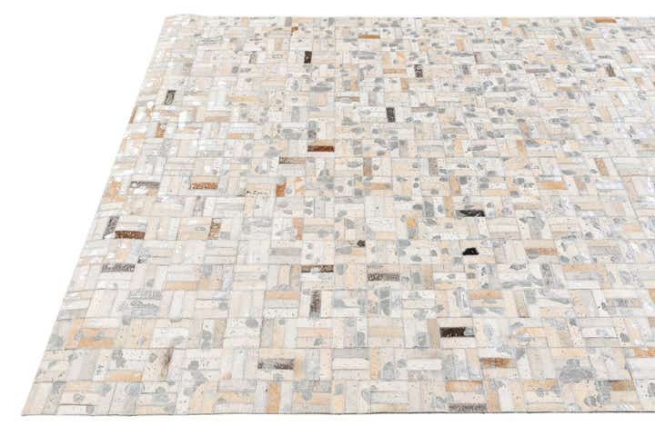 5' x 8' 2 Cowhide Stocks Rug