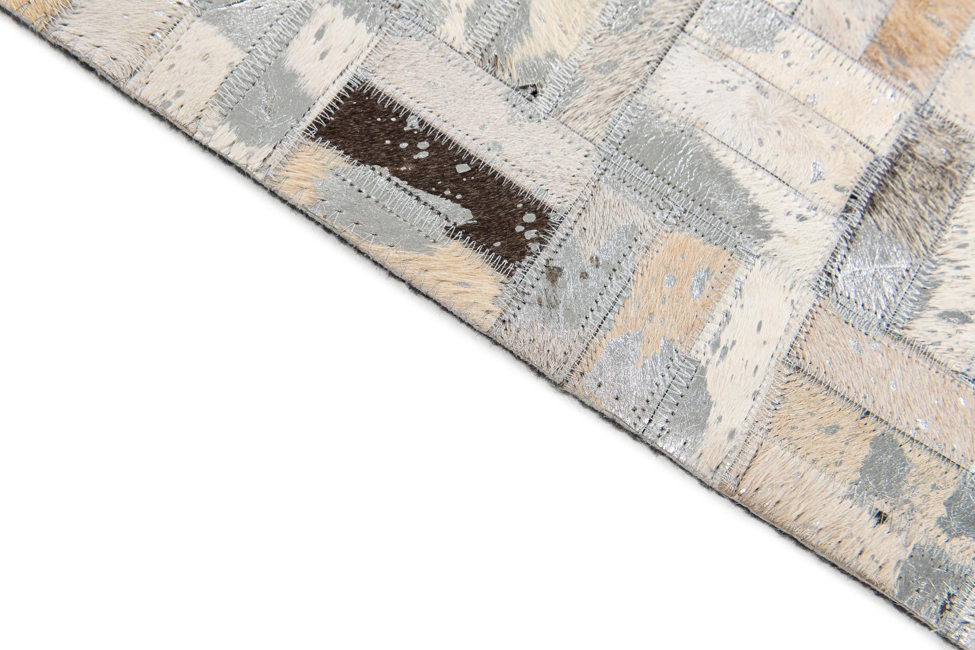 5' x 8' 2 Cowhide Stocks Rug