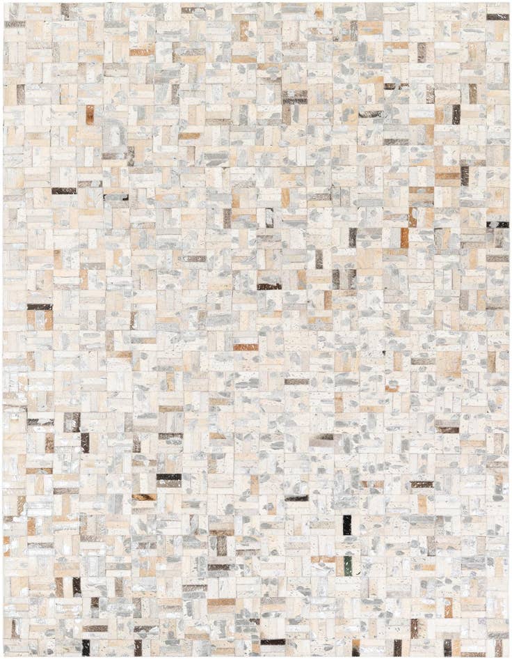 Detail image of 4' 11 x 7' 10 Cowhide Stocks Rug