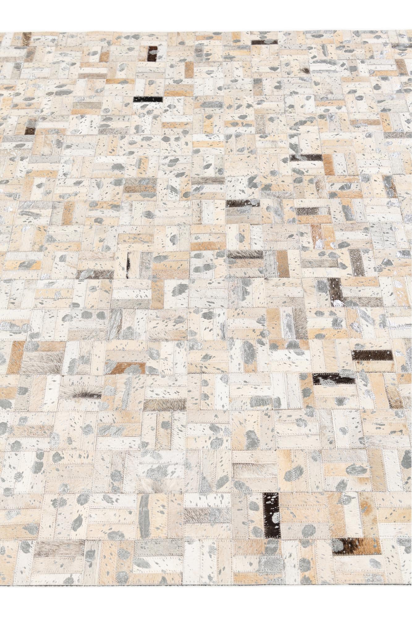 4' 11 x 8' 1 Cowhide Stocks Rug