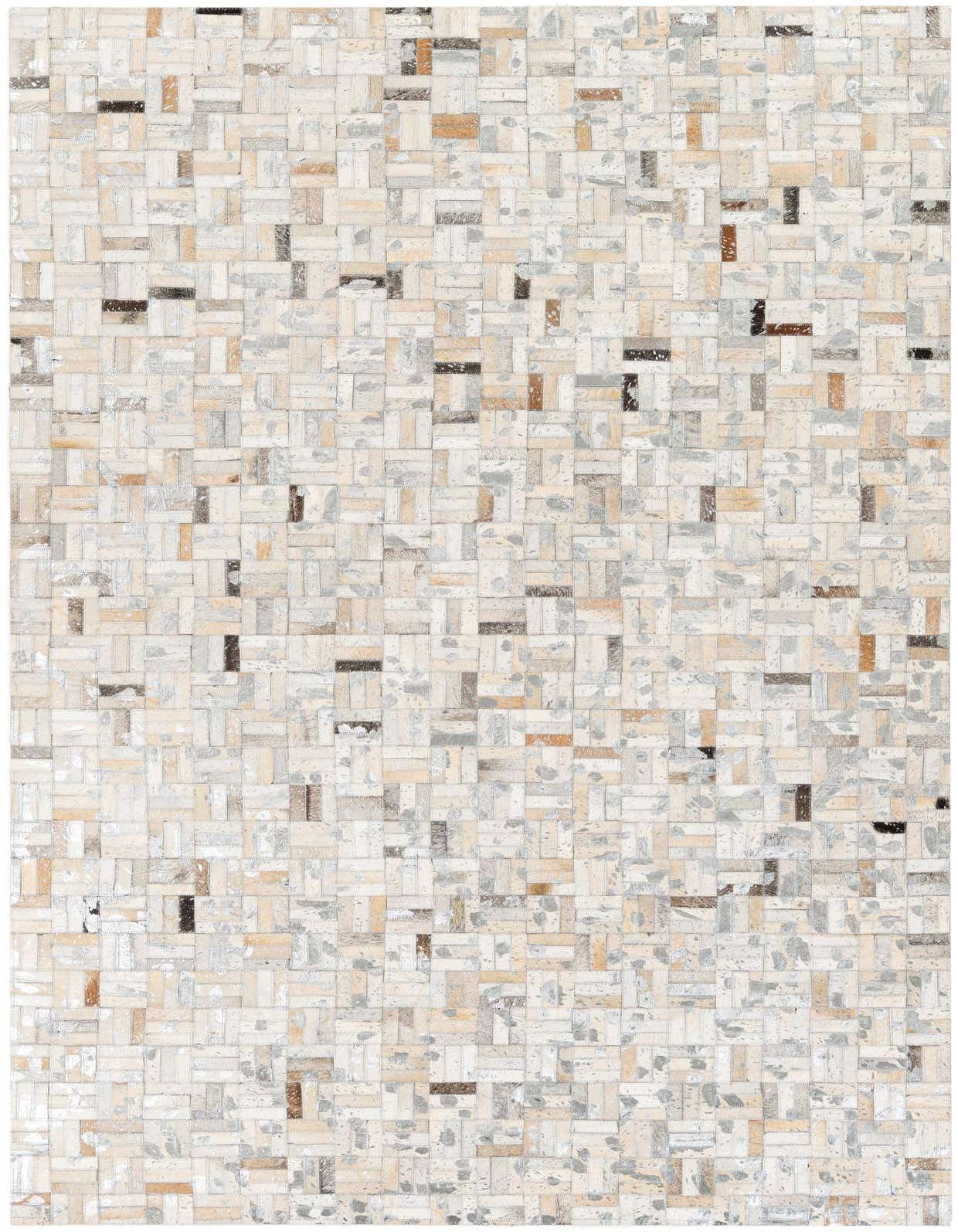 4' 11 x 8' 1 Cowhide Stocks Rug