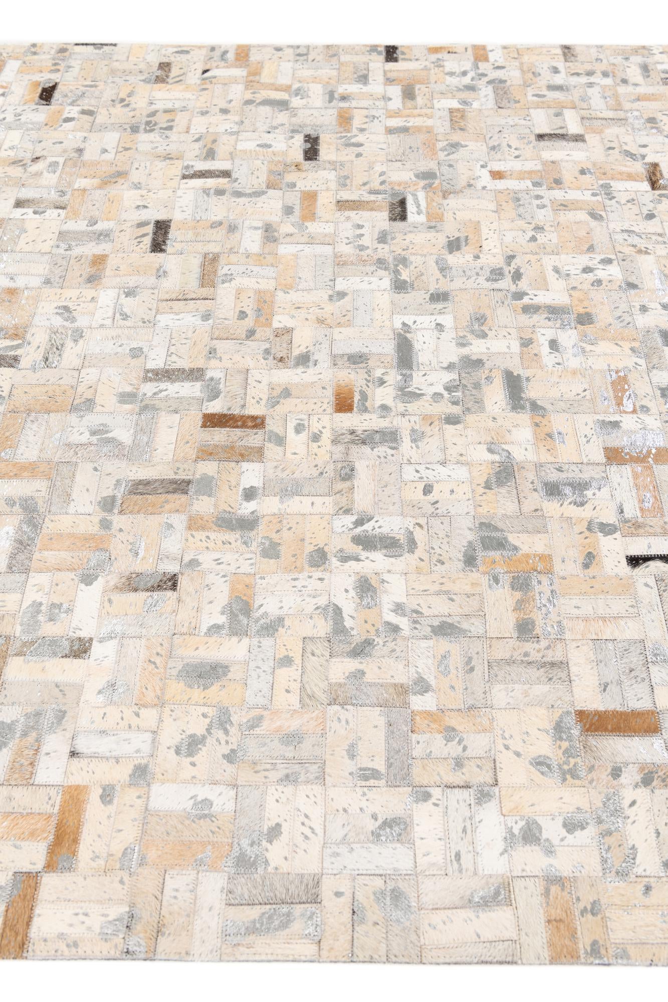 4' 11 x 8' 1 Cowhide Stocks Rug