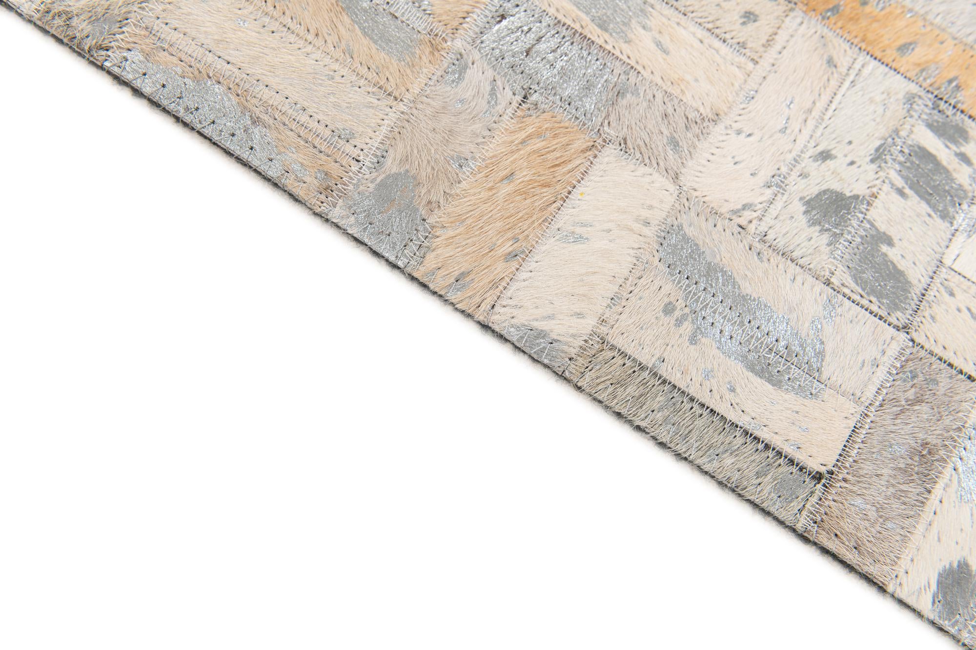 4' 11 x 8' 1 Cowhide Stocks Rug