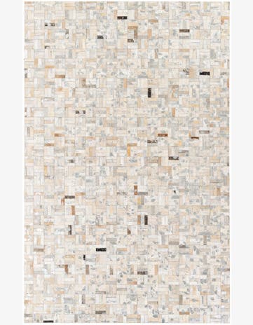 4' 11 x 8' 1 Cowhide Stocks Rug